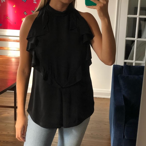 Givenchy silk ruffle blouse - Picture 2 of 8